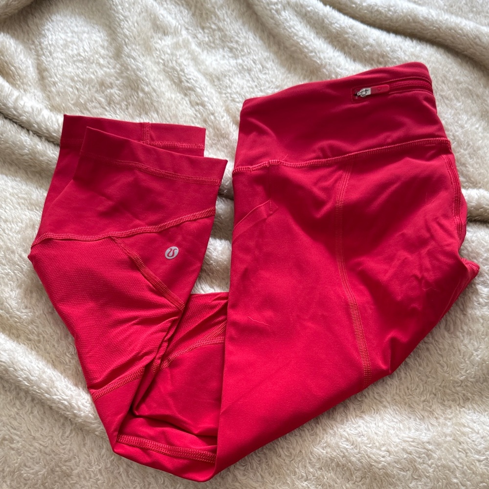 lululemon athletica Kids Vibrant Red Leggings